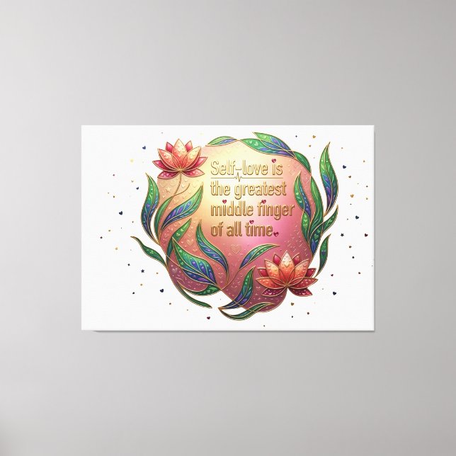 Impressão Em Tela O Coração Soberano (Frente)