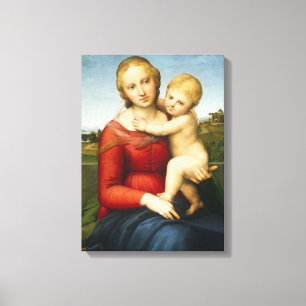 Impressão Em Tela O Cowper pequeno Madonna, c.1505 (óleo no painel)