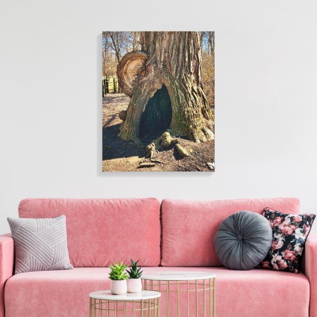 Impressão Em Tela O Curioso Oco 16x20 (Insitu(Sala de estar))