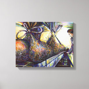 Impressão Em Tela O destino da vida ferida