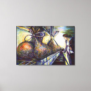 Impressão Em Tela O destino da vida ferida