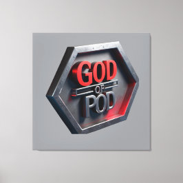 Impressão Em Tela O Deus do POD (Impressão a pedido)
