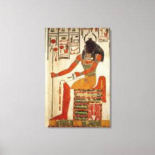 Impressão Em Tela O deus, Khepri, do túmulo de Nefertari