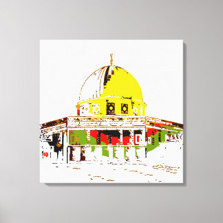 Impressão Em Tela O Domo da Pedra: Um Símbolo da Paz