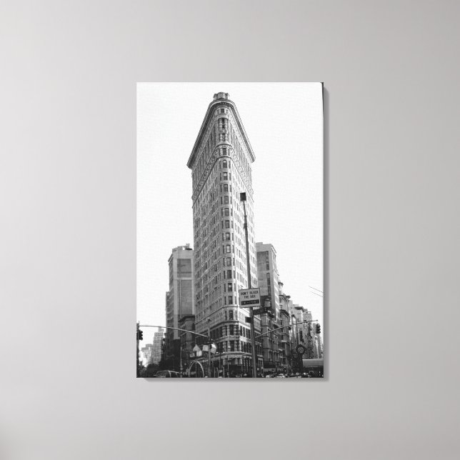 Impressão Em Tela O edifício Flatiron (foto) (Frente)