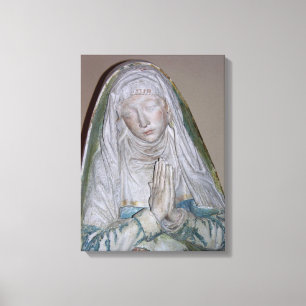 Impressão Em Tela O Entombment, detalhe de um santo fêmea que