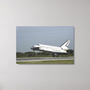 Impressão Em Tela O esforço do vaivém espacial toca para baixo