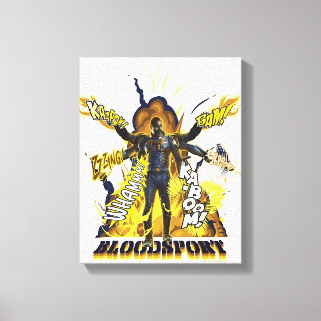 Impressão Em Tela O Esquadrão Suicida | Ação Gráfica relativa ao esp (Frente)