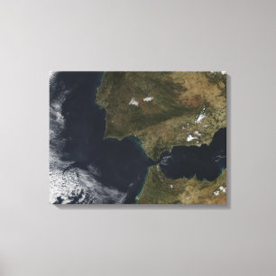 Impressão Em Tela O estreito de Gibraltar