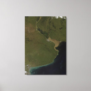 Impressão Em Tela O estuário de Rio de la Plata