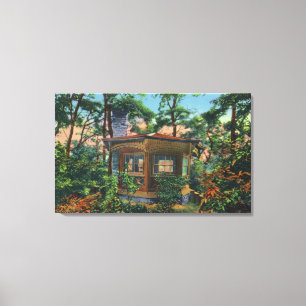 Impressão Em Tela O estudo de Mark Twain na fazenda da pedreira,