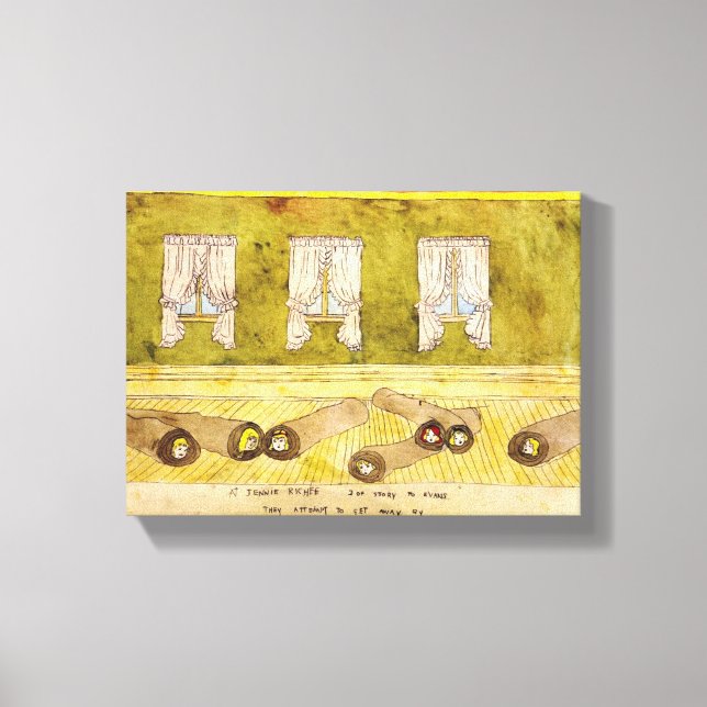 Impressão Em Tela O Evans se lança em tapetes de chão (Frente)