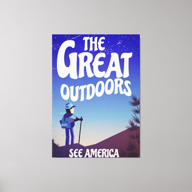 Impressão Em Tela O Excelente ao ar livre. (Frente)