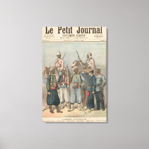 Impressão Em Tela O exército colonial