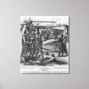 Impressão Em Tela O exército de Tadeusz Kosciuszko, 1794