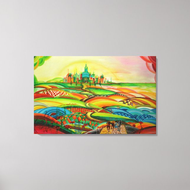 Impressão Em Tela O Feiticeiro de Oz (Frente)