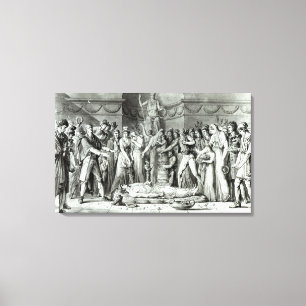 Impressão Em Tela O funeral de Jean Paul Marat