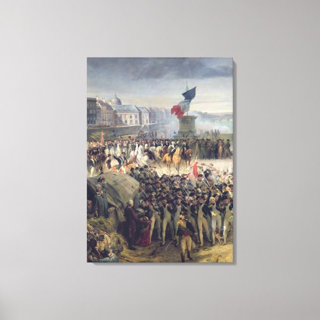 Impressão Em Tela O Garde Nationale de Paris (Frente)