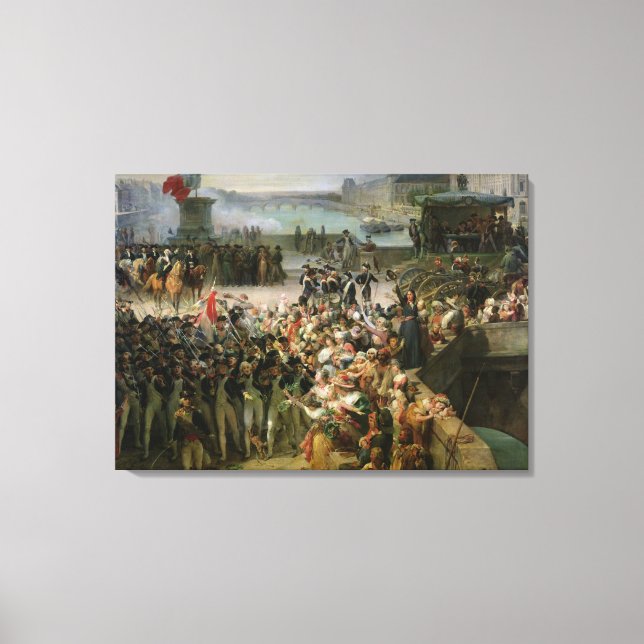 Impressão Em Tela O Garde Nationale de Paris (Frente)