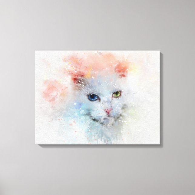 Impressão Em Tela O gato (Frente)