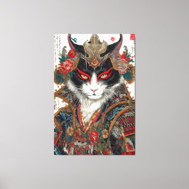 Impressão Em Tela O Gato Ronin | Ukiyo-e Samurai Warrior