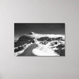 Impressão Em Tela O Grand Teton e o grupo catedral como