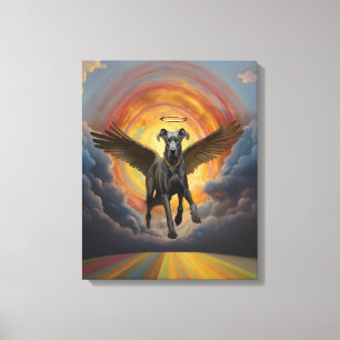 Impressão Em Tela O Grande Dane e a Ponte do Arco-íris
