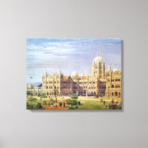 Impressão Em Tela O grande término Peninsular indiano britânico de