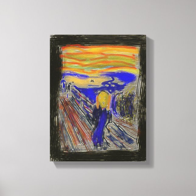 IMPRESSÃO EM TELA O GRITAR (Frente)