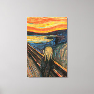Impressão Em Tela O gritar de Edvard Munch