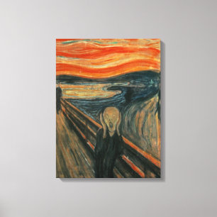 Impressão Em Tela O Gritar - Edvard Munch