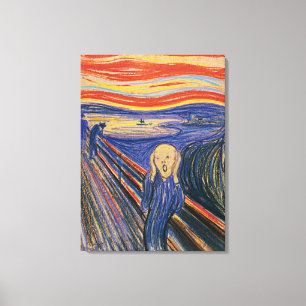 Impressão Em Tela O Gritar Edvard Munch (pastel 1895) de alta qualid