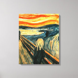 Impressão Em Tela O Grito de Edvard Munch