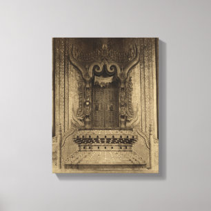 Impressão Em Tela O -ha-thana ou o trono dos leões