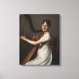 Impressão Em Tela O Harpist novo 1804-1806