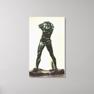 Impressão Em Tela O homem de passeio, 1877 (bronze)