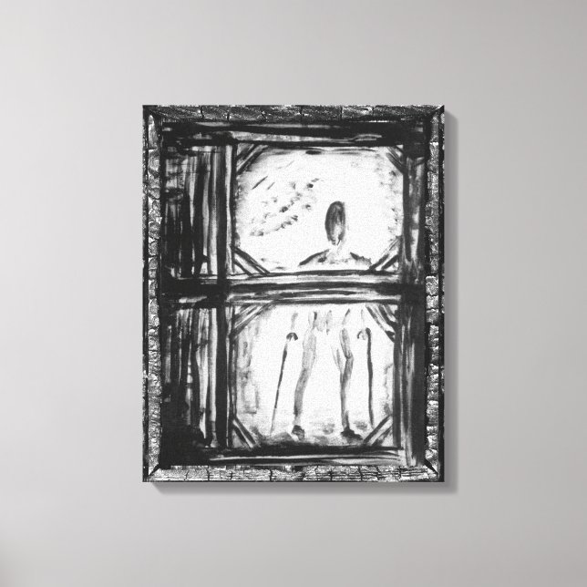 Impressão Em Tela O Homem Empenhado (Frente)