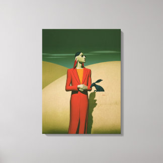 Impressão Em Tela O Homem Vermelho