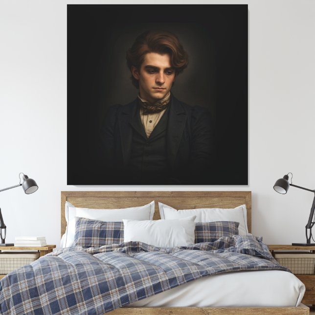 Impressão Em Tela O Homem Vitoriano (Insitu(Quarto))