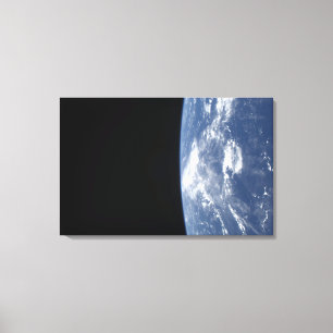 Impressão Em Tela O horizonte e a obscuridade da terra do espaço