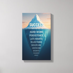 Impressão Em Tela O Iceberg do Sucesso