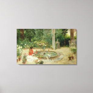 Impressão Em Tela O jardim, 1899 (óleo em canvas)