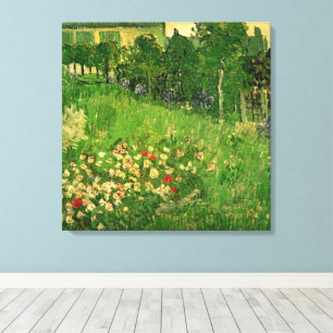 Impressão Em Tela O Jardim de Daubigny por Vincent van Gogh, Le Jard