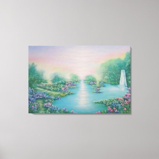 Impressão Em Tela O Jardim do Éden 2011 (Frente)