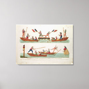 Impressão Em Tela O Joust famoso entre os lanceiros