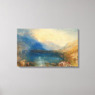 Impressão Em Tela O lago de Zug Joseph Mallord William Turner
