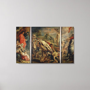 Impressão Em Tela O levantamento da cruz, pintado antes de 1609-10 (