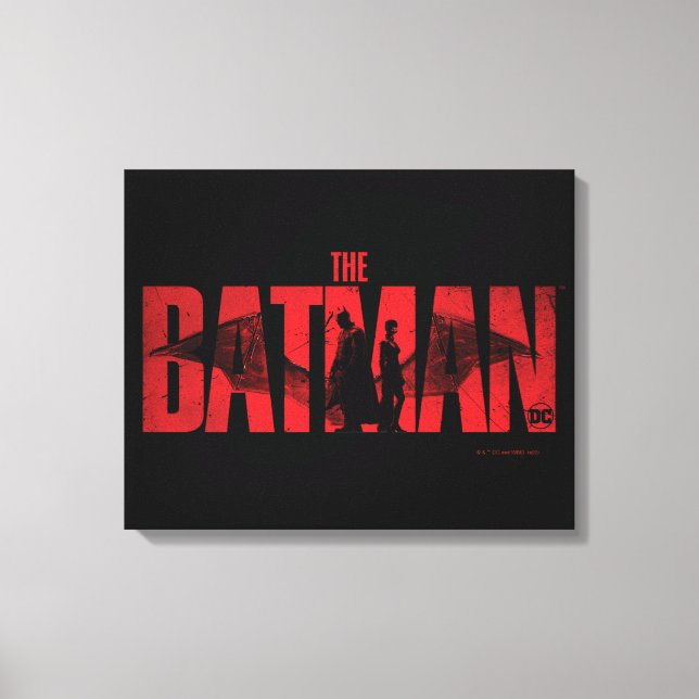 Impressão Em Tela O logotipo Batman & Catman (Frente)