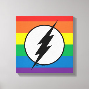 Impressão Em Tela O logotipo Flash Rainbow