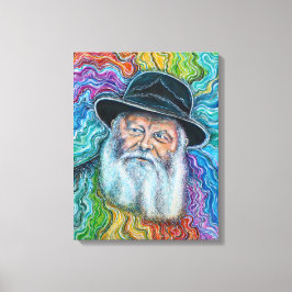 Impressão Em Tela O Lubavitcher Rebbe Rainbow